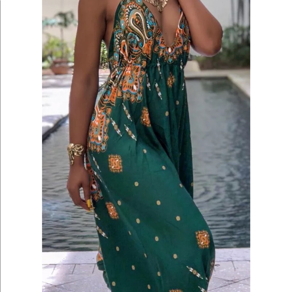 MAKE AN OFFER‼️Boho Style Jumpsuit Brand New L - Picture 6 of 6